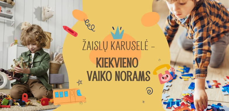 Nauji žaislai vaikams