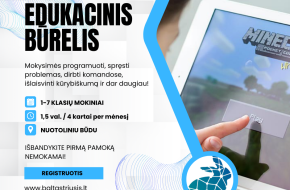 Edukacinis STEAM Minecraft būrelis