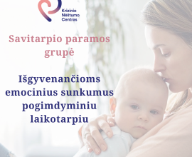 Savitarpio paramos grupė išgyvenančioms pogimdyminius sunkumus